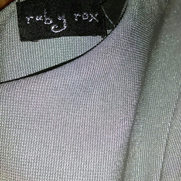 Ruby Rox Light Gray Dress - Picture 3 of 4